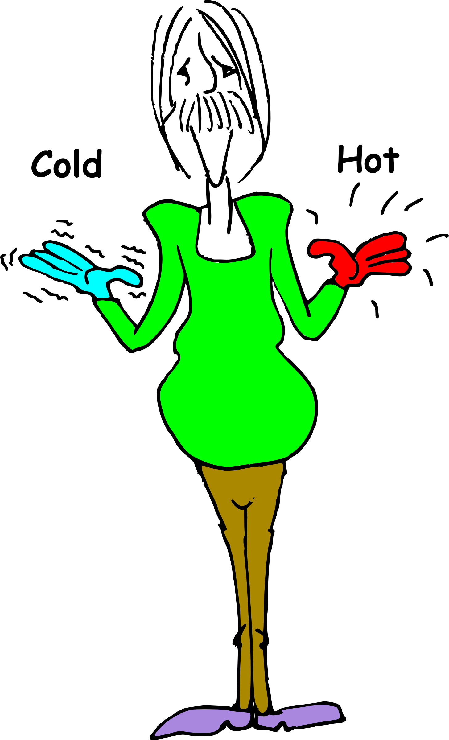 Big Image - Hot Vs Cold Clipart (1456x2400)