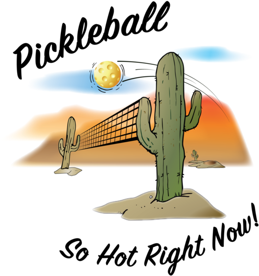 Pickleball Is So Hot - Solo Amigos? / Just Friends? [book] (580x580)