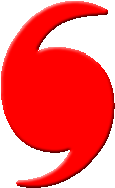 Hurricane Weather Cliparts - Tornado Symbol On Weather Map (461x439)