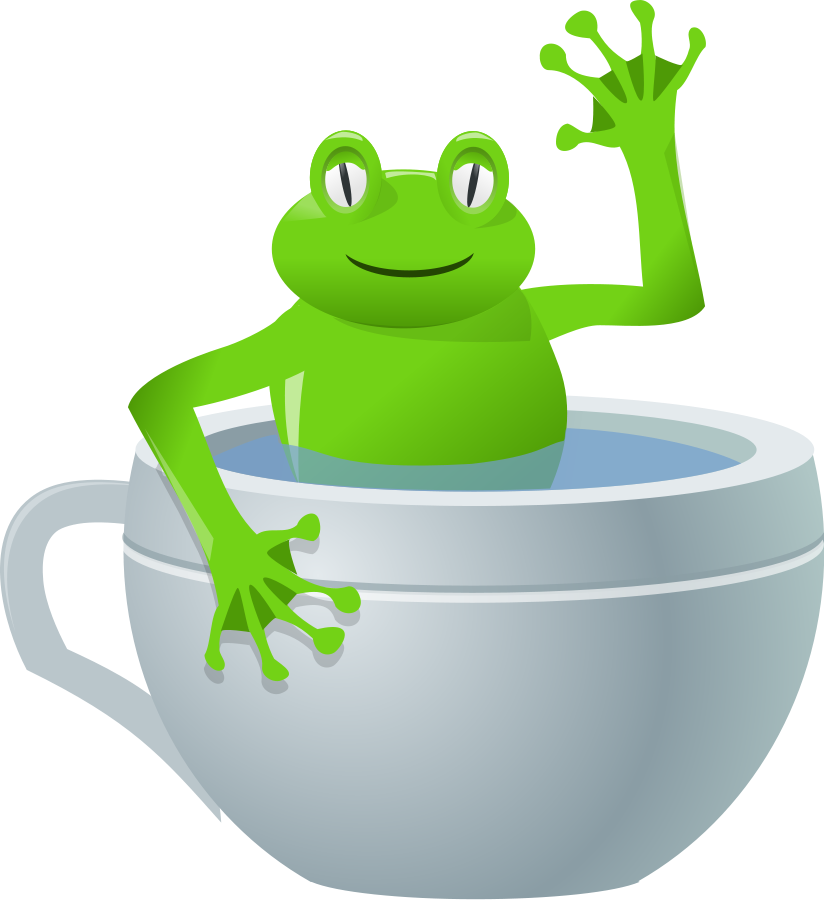 Clip Arts Related To - Frog In A Cup (824x900)