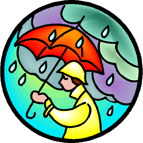 Rain Clipart Rainfall - Rainfall Clipart (491x490)