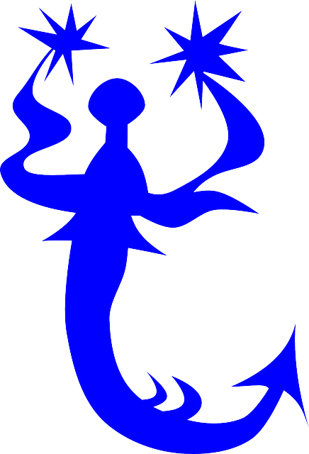 Silhouette Weather Vane, Blue, Vane, Mermaid, Silhouette - Mermaid (436x640)