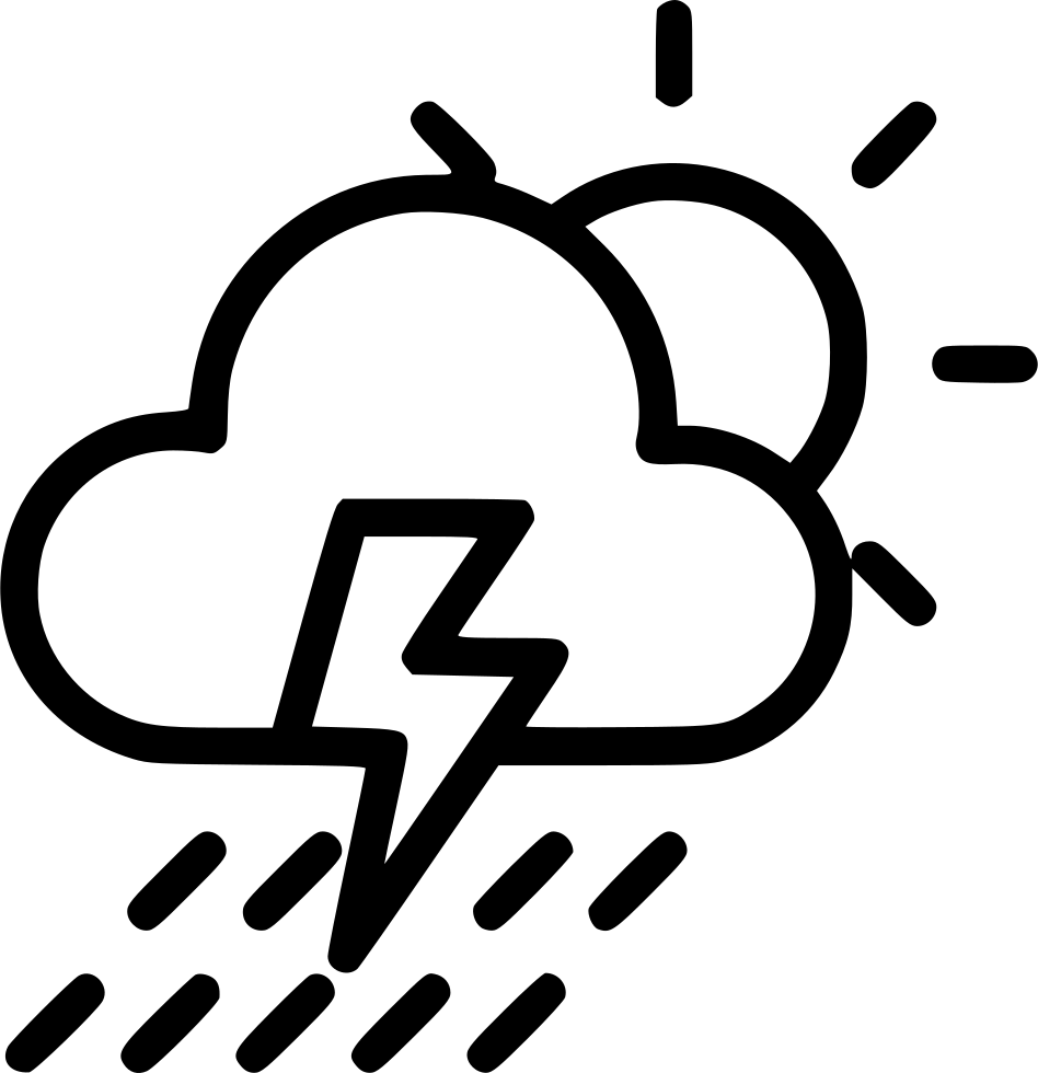 Weather Cloud Cloudy Rain Thunder Sun Comments - Cloud (948x980)