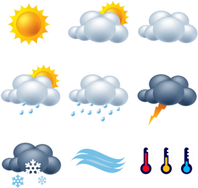 Wetter, Zeichen, Symbole Pictures Png Images - Weather Forecast Icon Png (400x400)