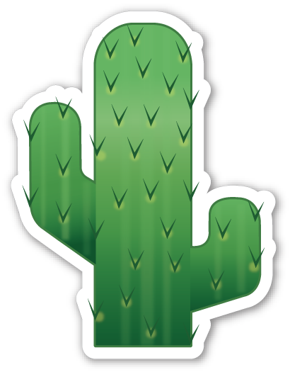 Cactus - Emoji De Cactus (410x525)