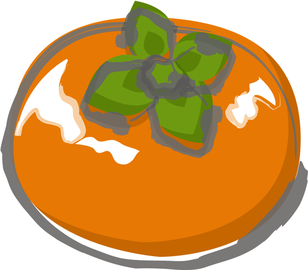 Japanese Persimmon Fruit Food Microsoft Powerpoint - Food (600x600)