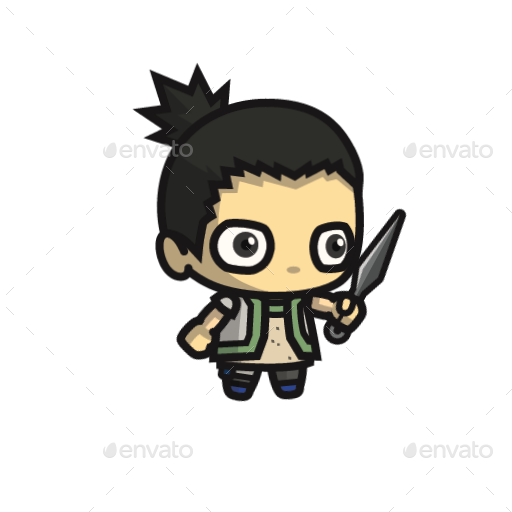 Pigtail Shinobi Guy - Pigtail (512x512)