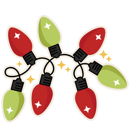 Free Christmas Lights Clipart - Christmas Lights Svg Free (432x432)