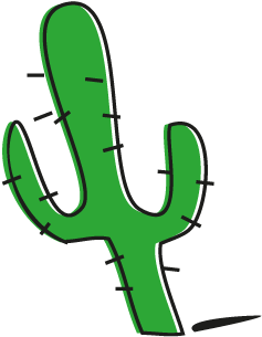 Cactus Fiestas Para Adultos - Cactus (400x373)