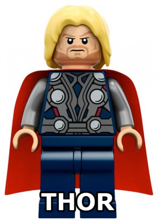 Wall Decal Best 20 Lego Movie Wall Decals Stickers - Lego Marvel Super Heroes Thor (800x800)