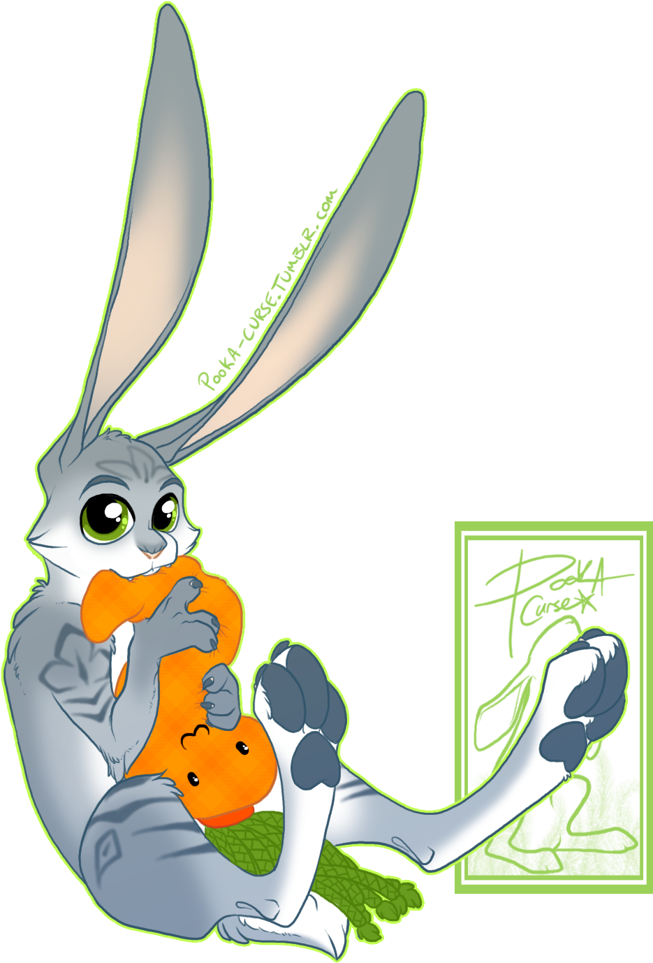 Pooka-curse - - Cartoon (1000x1500)