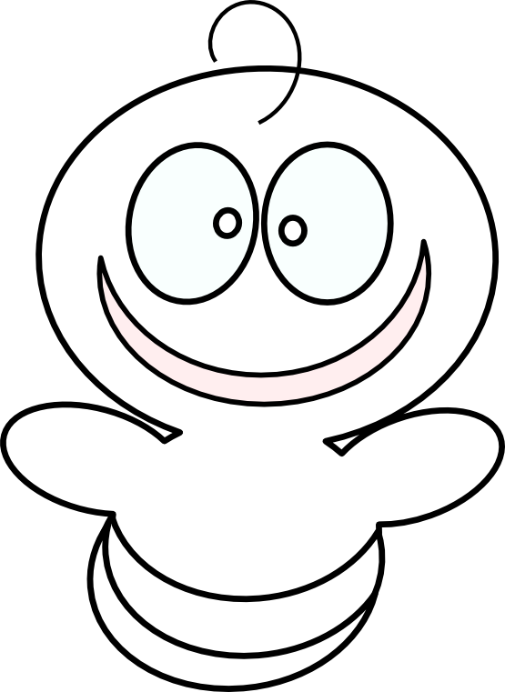 Baby Black White Line Art 555px - Clip Art (555x761)