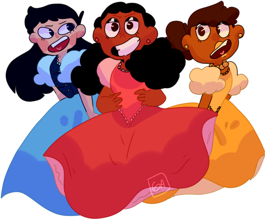 The Schuyler Sisters By Jellie-astronaut - Cartoon (870x918)