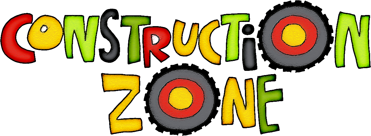 Thoughts Of A Third Grade Teacher Building Upon Background - Construction Zone Clipart Free (1270x477)