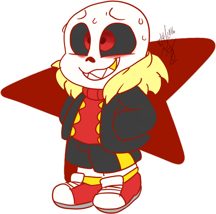 Underfell Sans By Teddybearty - Cute Underfell Sans (894x894)