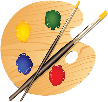 Board & Brush Night This Thursday - Art Clipart No Background (400x400)