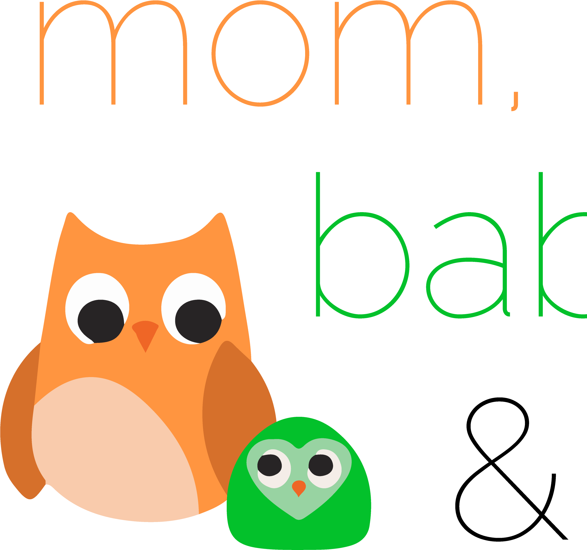 Mom Baby And Beyond - Cartoon (2432x2431)