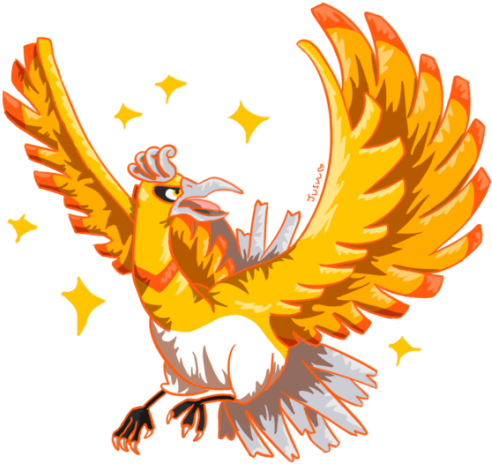 Day 28 Of Belated Pokemon Inktober - Pokemon Shiny Ho Oh (500x500)