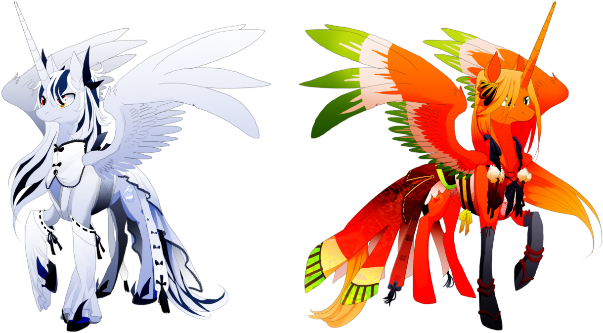 Dormin Kanna, Ho Oh, Lugia, Pokémon, Ponified, Pony, - Ho Oh E Lugia (1280x794)