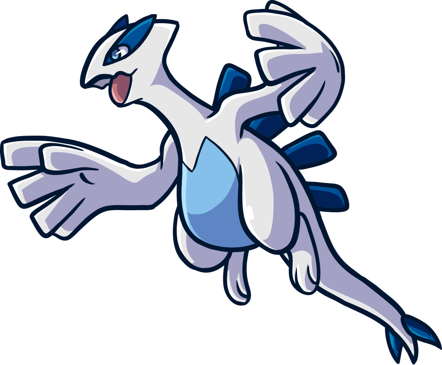 Ho Oh Then Flies Over And Charges At Lugia, Lugia Dodges - Transparent Lugi...
