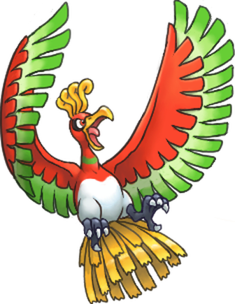 Ho-oh - Fire Pokemon Ho Oh (336x435)