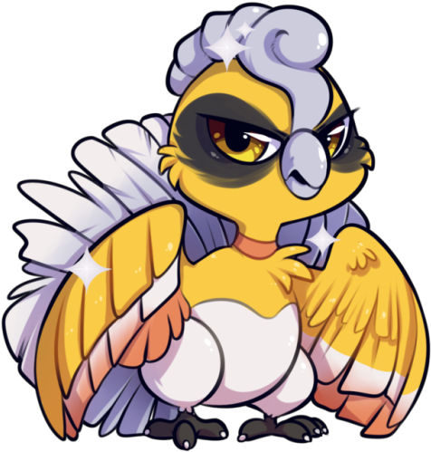 Everyone's Second Favorite Legendary Bird - Cartoon (500x500)