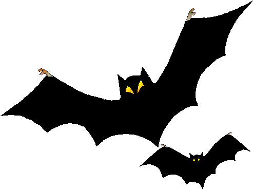 Halloween Bat Clipart - Halloween Clip Art (500x377)