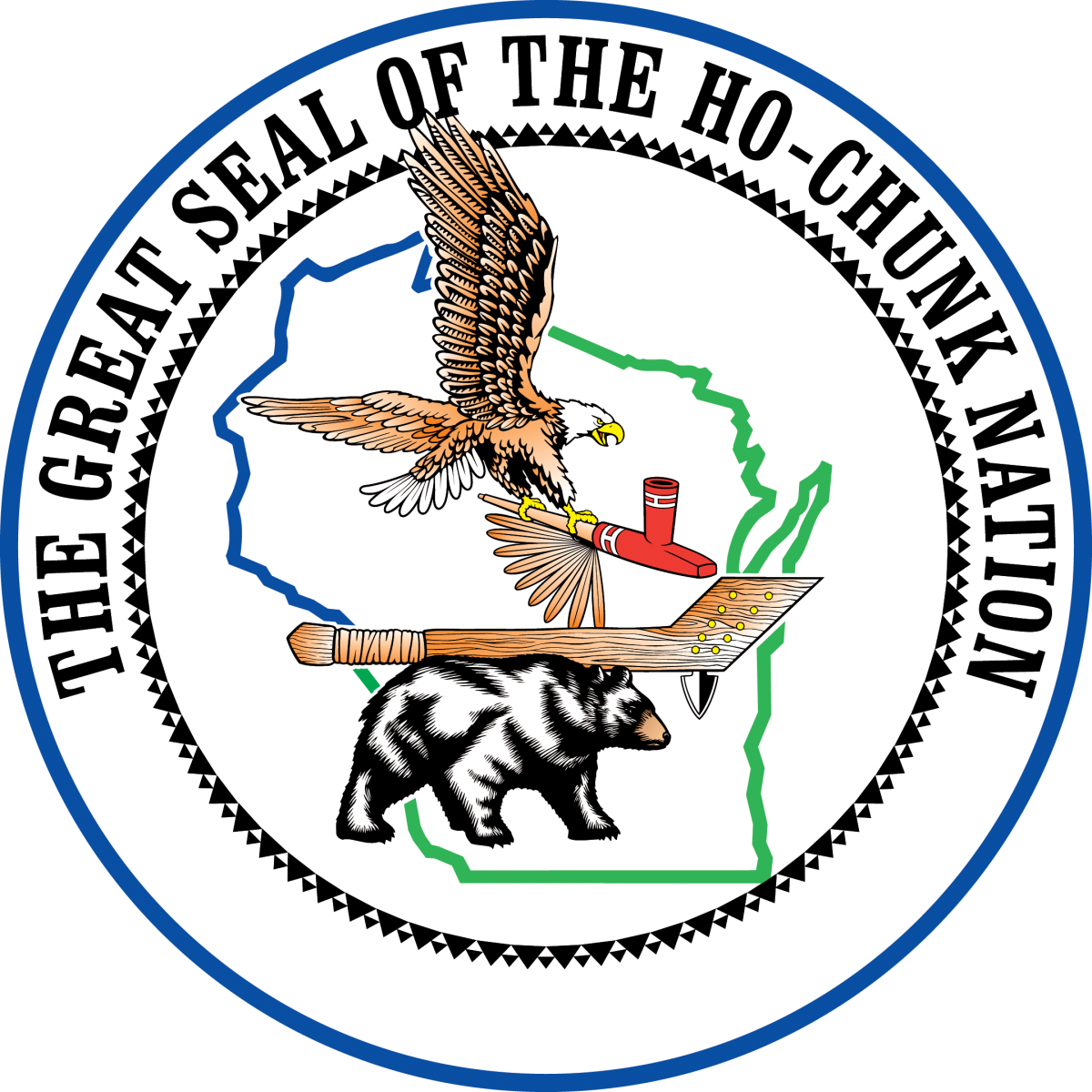 Ho-chunk Nation - Ho Chunk Nation Seal (1200x1200)