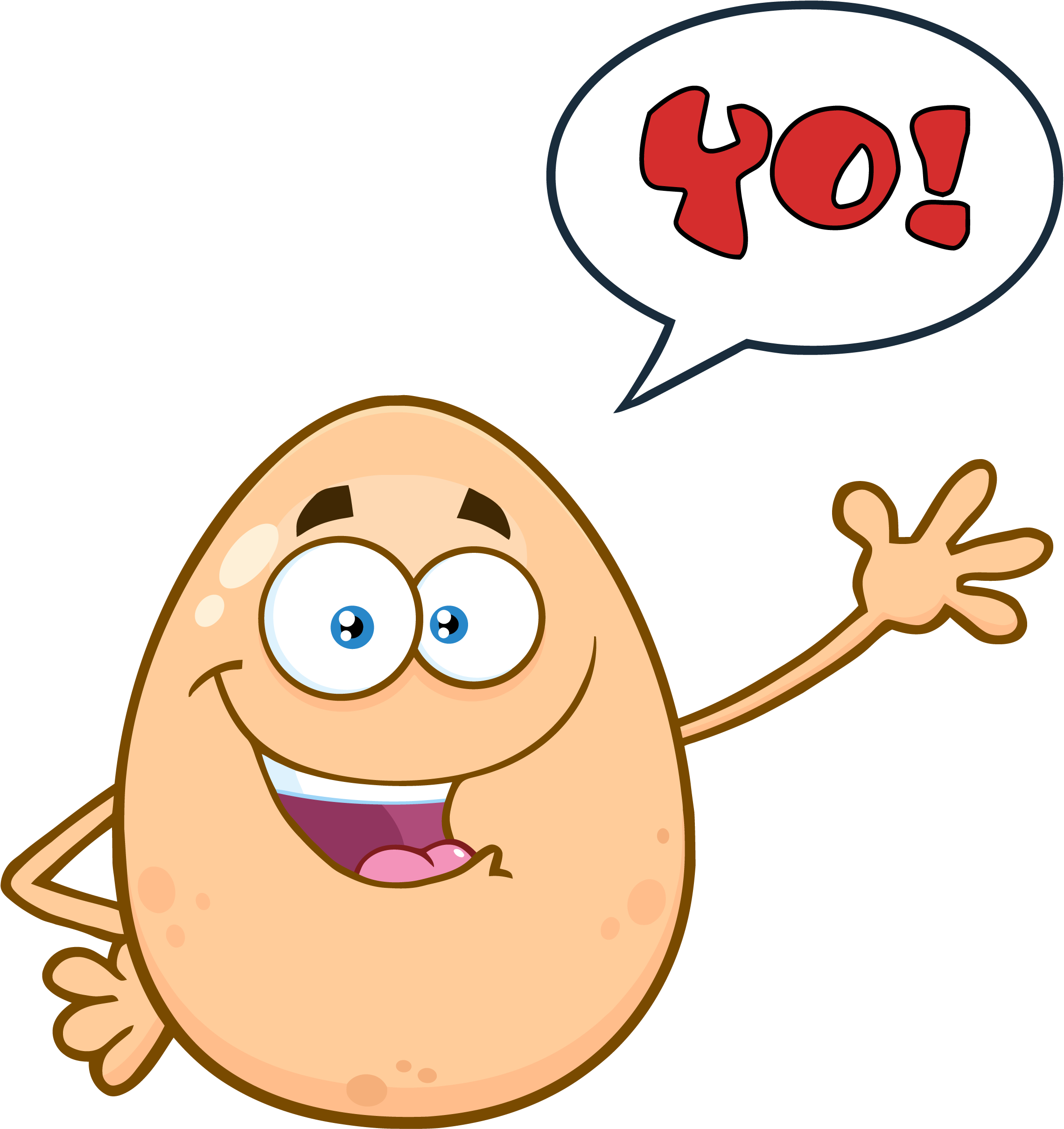 Daily Prompt - Suspicious - Egg Cartoon Black And White (2280x2420)