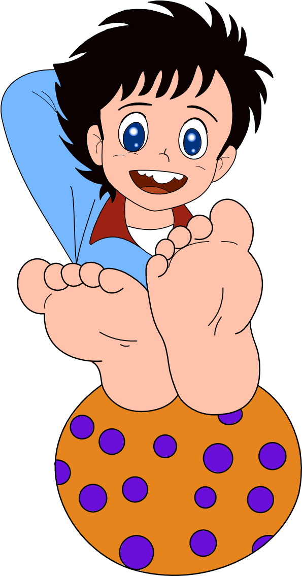 Kakeru Daichi And His Feet By Skippy1989 - Ganbare Kickers (718x1371)