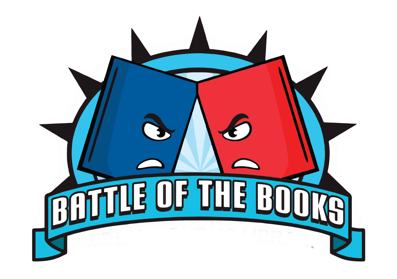Battle book. Литературный батл. Литературный батл картинки. Логотип библиотеки. Книжный батл для детей.