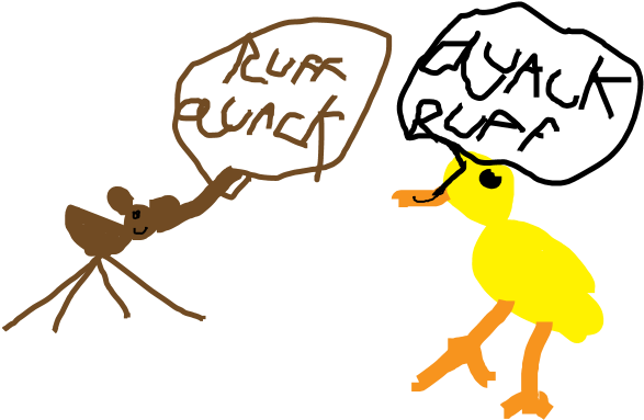 They All Ruffed, But One Said, “quack - Cartoon (910x470)