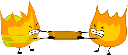 Yellow Plant Cartoon - Firey's Candy Bar Adventure (550x240)