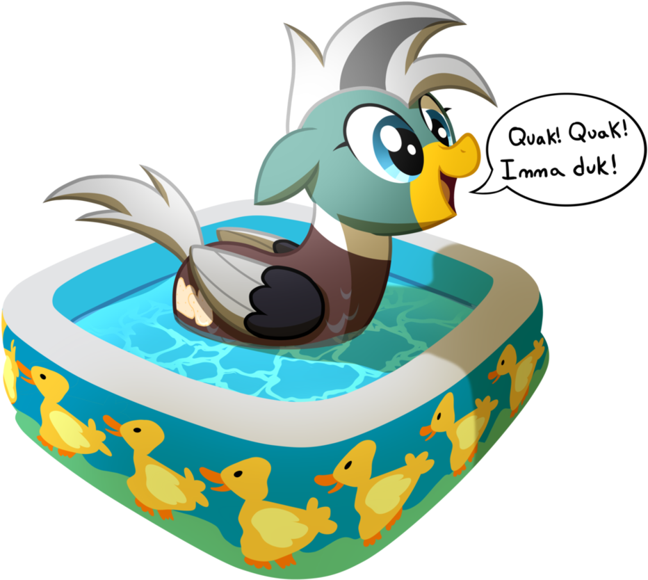 Duck Pony Ych For Soren The Owl By Wingedwolf94 - Duck Pony (949x841)