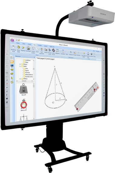Computer Monitors Multimedia Papan Tulis Interaktif - Computer Monitor (499x600)