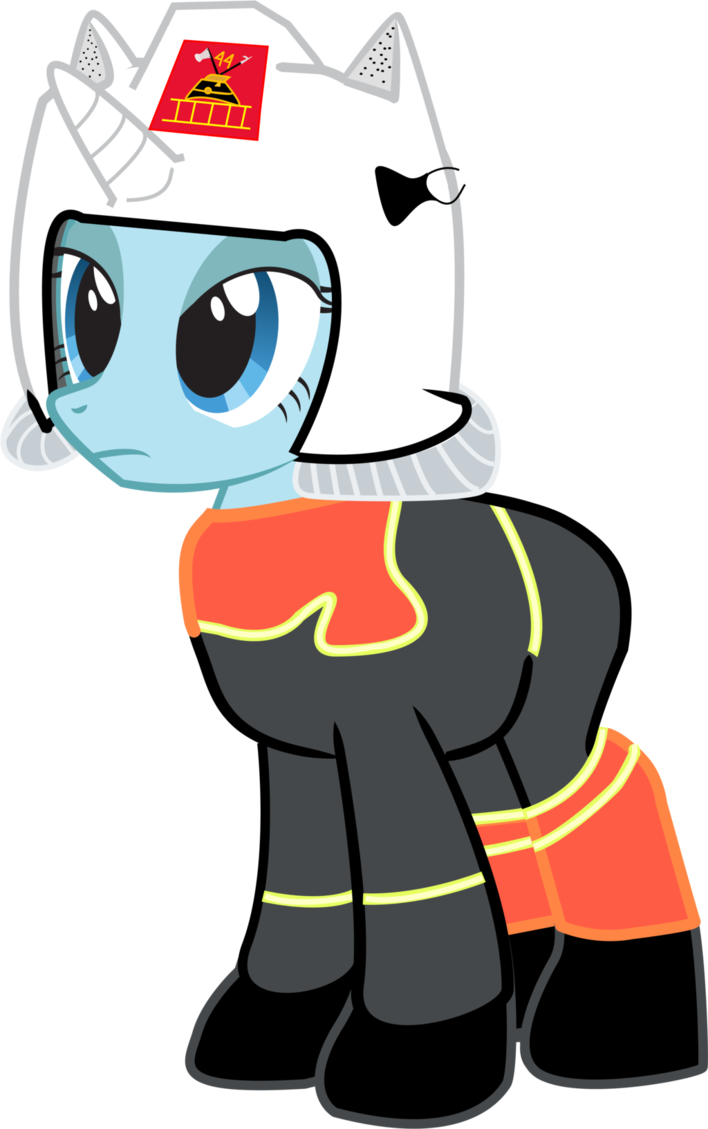 Cotton Candi Oc Firefighter Uniform By Genixdk - Cartoon (708x1129)