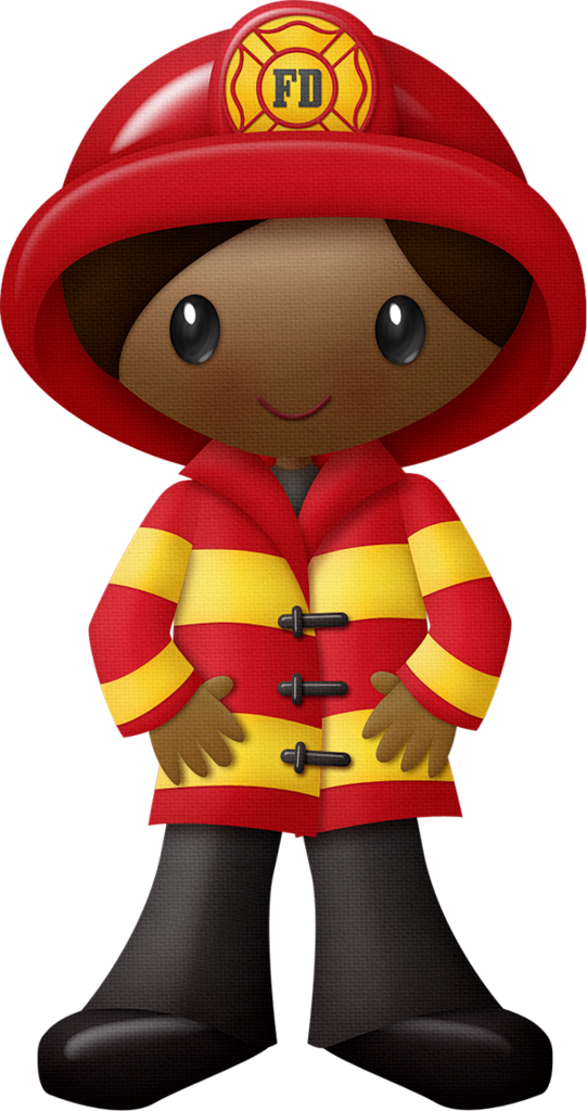Firefighter Clipart - Fireman Clipart Png (541x1024)