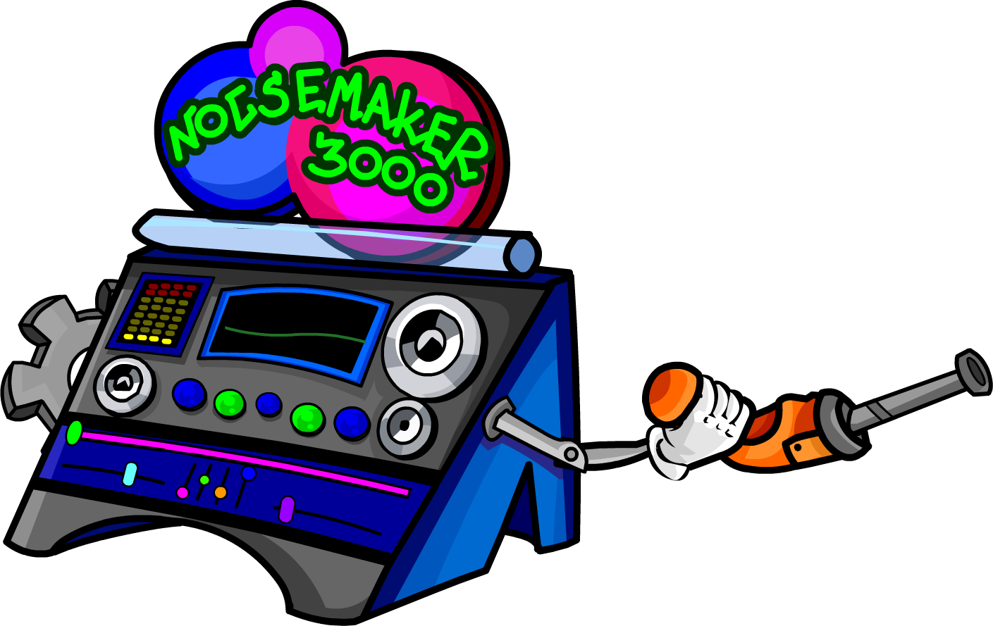 Noise Maker - Club Penguin Member Party (1409x889)