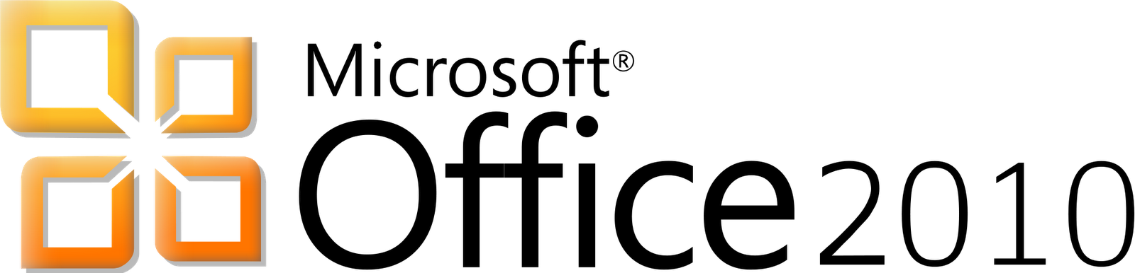 So Today I Am Going To Share How You Can Activate Microsoft - Microsoft Office 2010 Logo (1600x386)