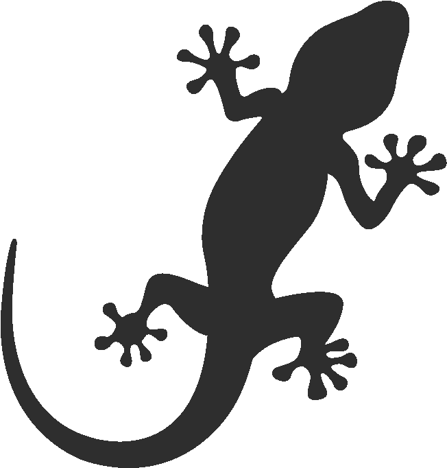 Lã©zard Pour Peinture Au Coton Tige Arts Techniques - Decoration Vinyl Stickers Lizard Gecko Decoration Vinyl (1000x1000)