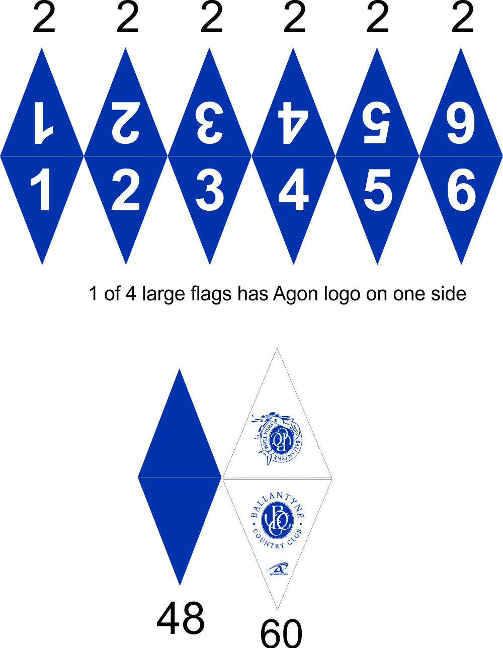 Printed Custom Backstroke Flags - Printed Custom Backstroke Flags (1000x1288)