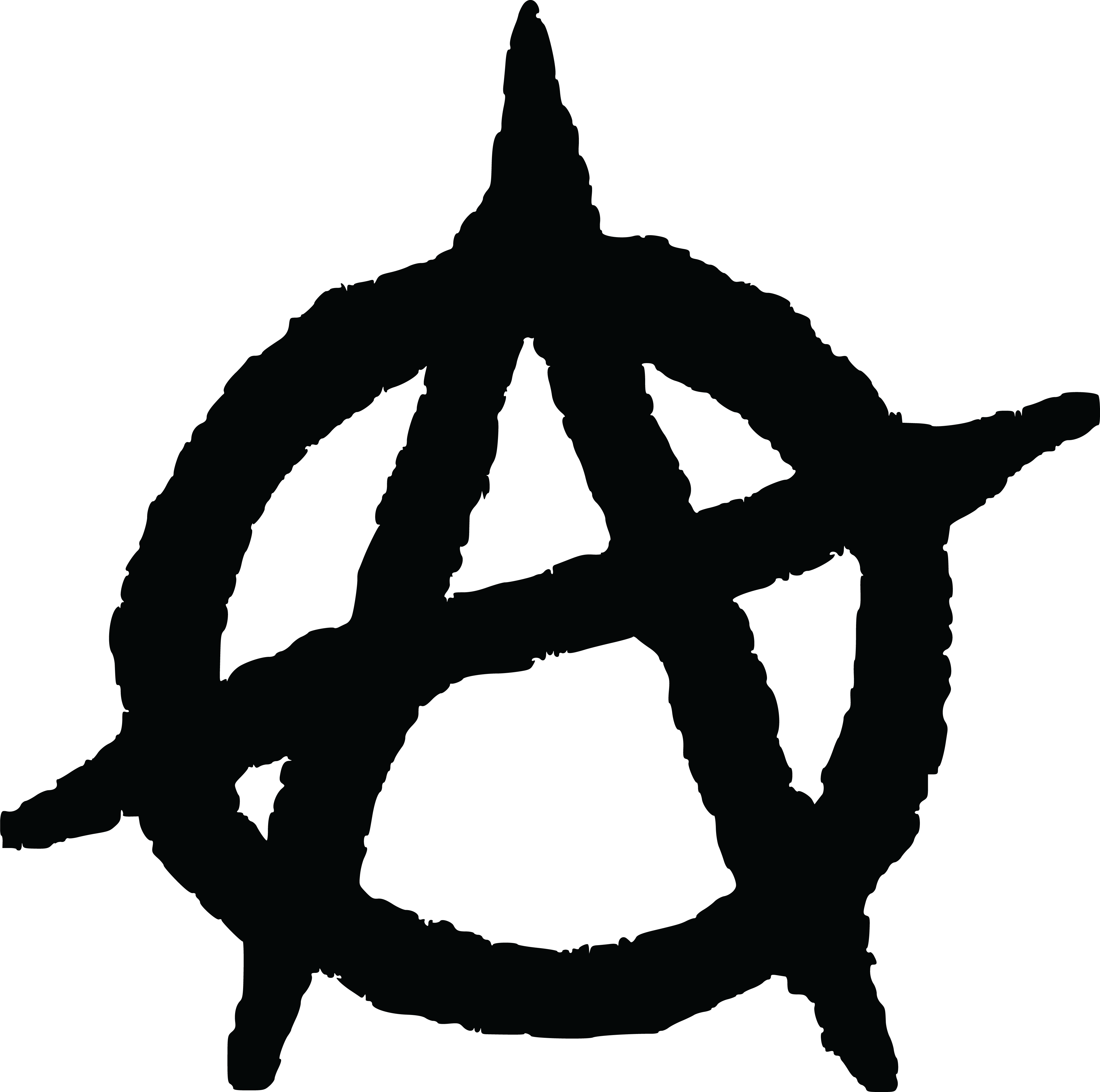 Anarchy Clipart Art - Anarchy Symbol (4000x3970)