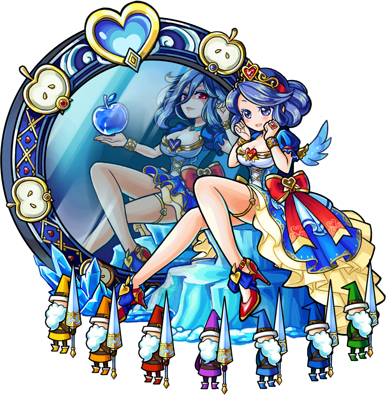 Gear-snow White, Ice Mirror Render - Gear-snow White, Ice Mirror Render (1488x2216)