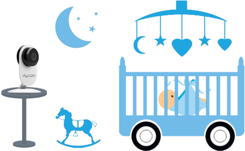 Baby Night Camera - Vector Graphics (500x300)
