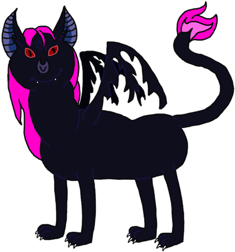 Marbles The Candy Sphinx By Jen-kollic - Illustration (500x525)