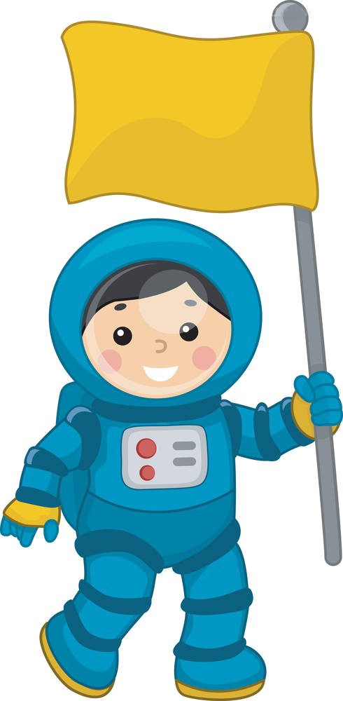 Astronaut Space Suit Clip Art - Clipart มนุษย์อวกาศ (490x1000)