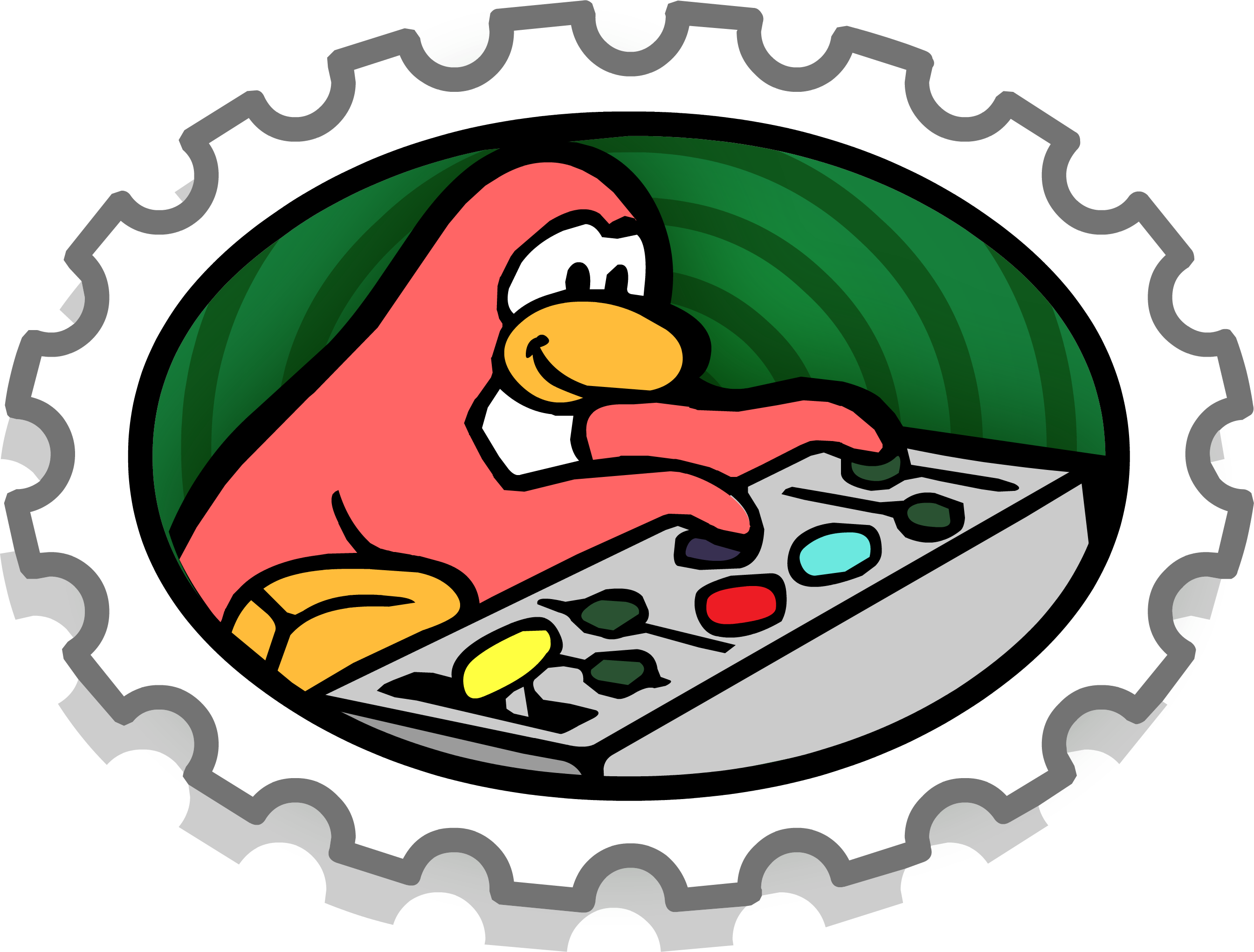 Stage Crew Stamp - Club Penguin Stamps (2690x2042)