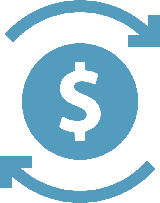 Transaction To The Payment Gateway - Cost Saving Icon Png (549x693)