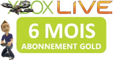 Xbox Live Gold 6 Mois - Xbox Live (500x500)