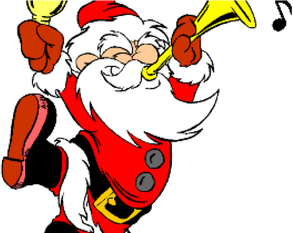 Musical Clipart Santa - Alt Attribute (640x480)